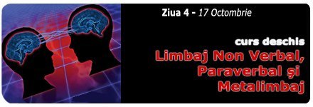 LIMBAJ NON VERBAL SI PARAVERBAL