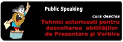 Public Speaking - Tehnici actoricesti