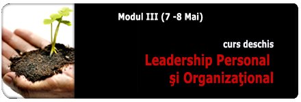 Modul III - Leadership Personal so organizational 