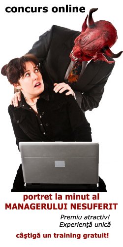 Concurs Online - Portret la minut al Managerului Nesuferit-premiu un training gratuit!