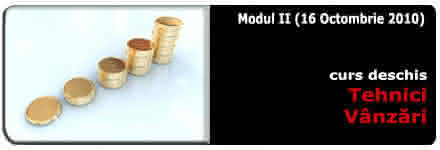 Modul II - Training VANZARI Modul II - Training VANZARI