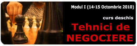 Modulul I - CURS TEHNICI NEGOCIERE