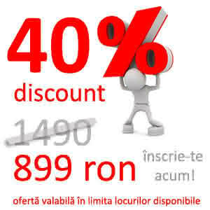 discount 40 manager de proiect