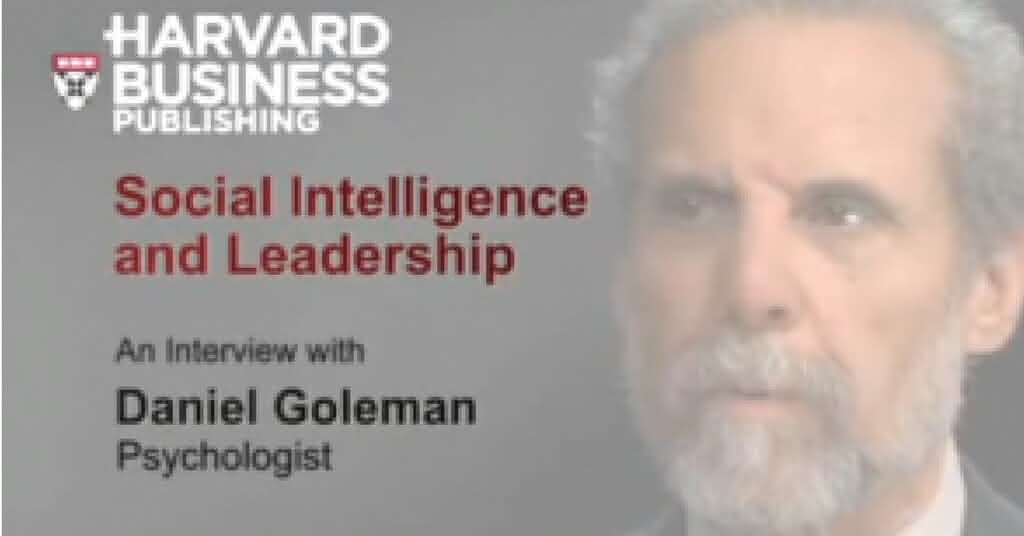 Interviu Harvard Business Review cu Daniel Goleman