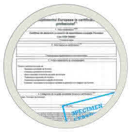 logo certificat europass curs formator autorizat