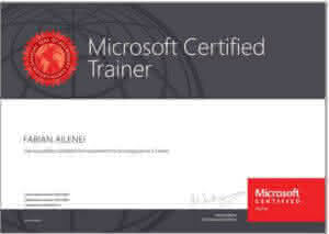 Microsoft Certified Trainer 2014 - Fabian Ailenei