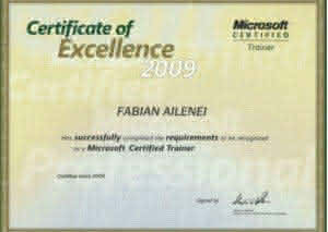 Microsoft Certified Trainer - Fabian Ailenei