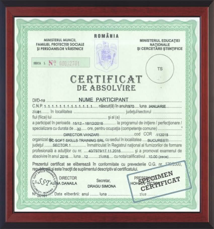 Curs Manager Vanzari - Acreditat ANC - Extreme Training