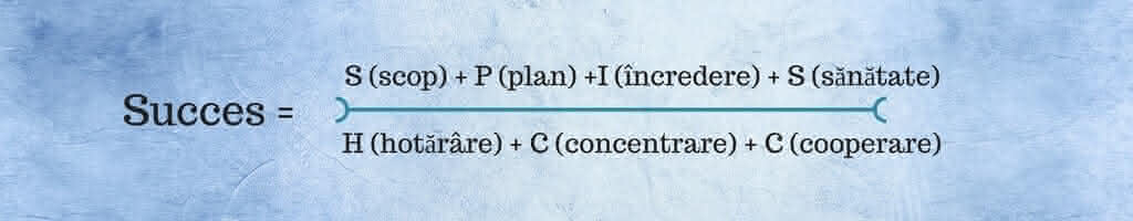 formula succesului