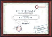 certificat participare