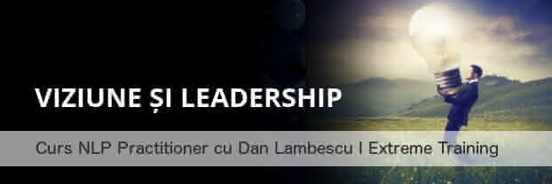 viziune si leadership - curs nlp practitioner cu dan lambescu