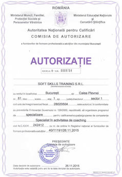 Autorizare acreditare coaching