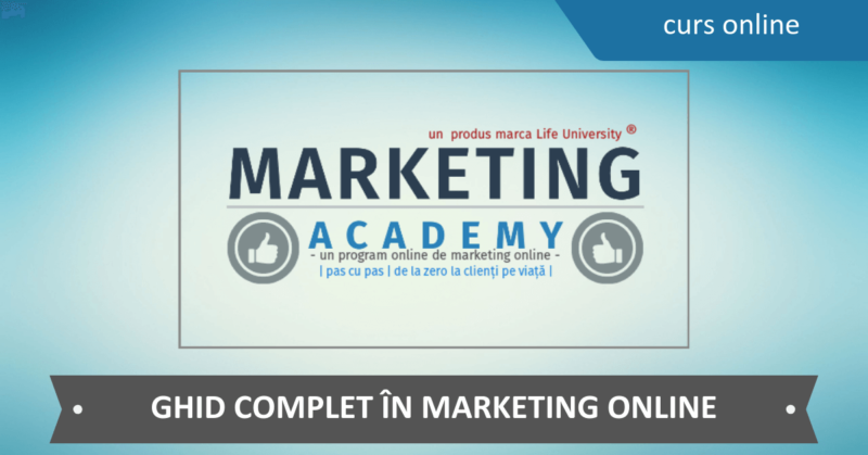 program marketing pentru coaci