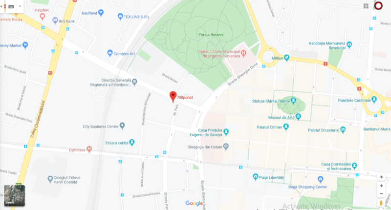 harta timisoara-sala piata 700