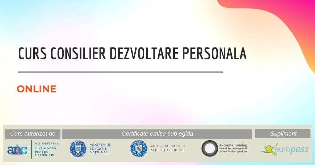 curs consilier dezvoltare personala online