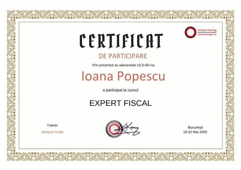 curs expert fiscal online