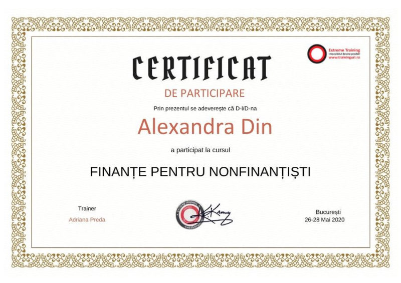 curs finante pentru nonfinantisti online