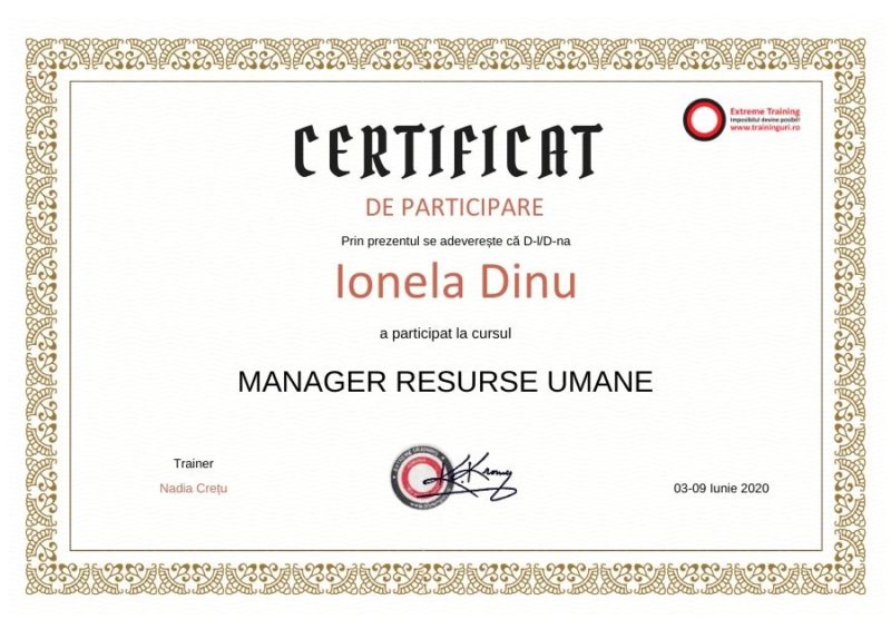 curs manager resurse umane online