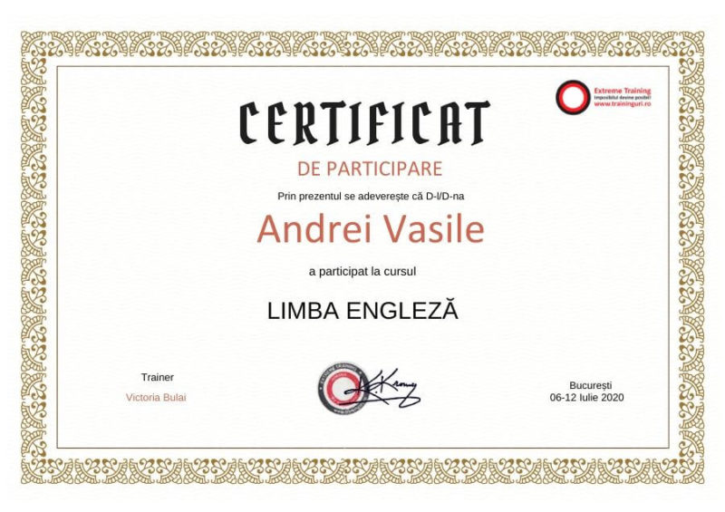 curs online limba engleza