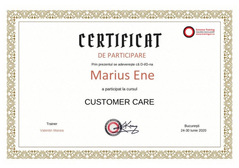 training customer care online