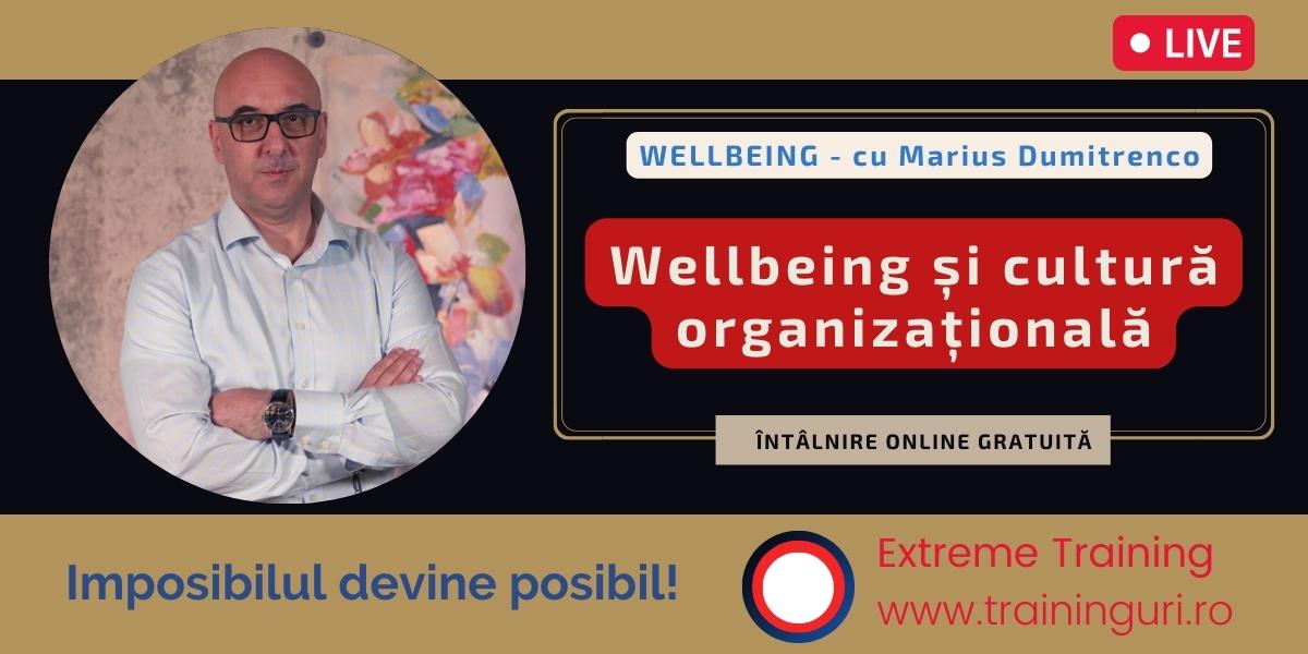 webinar wellbeing si cultura organizationala